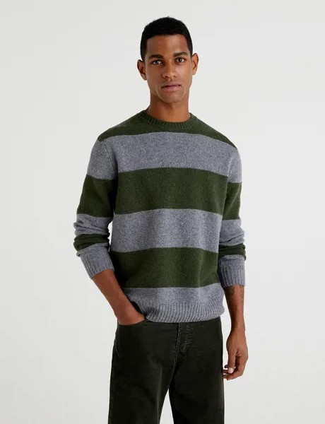 Джемпер мужской United Colors of Benetton 21A_103MK1N24 разноцветный M