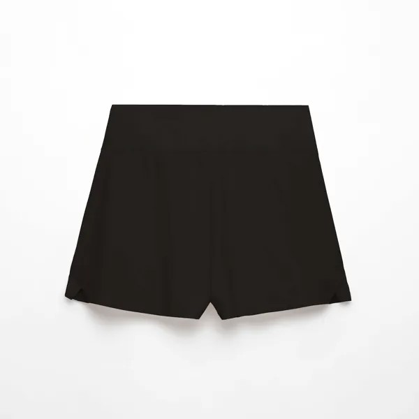 Шорты OYSHO Slit, черный