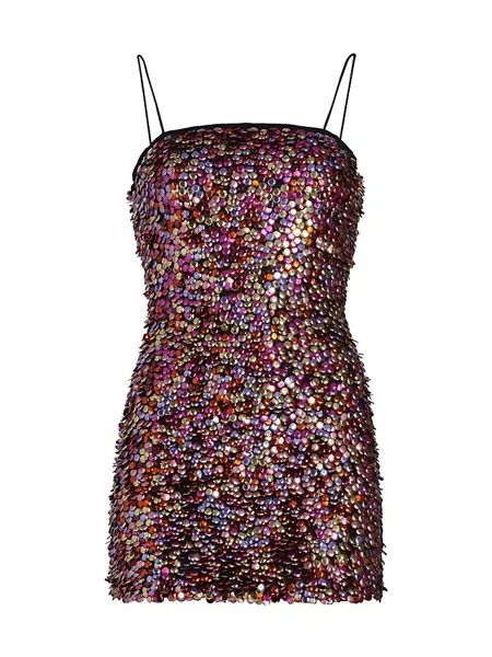 Платье Милены Ramy Brook, цвет pink orchid jewel paillette