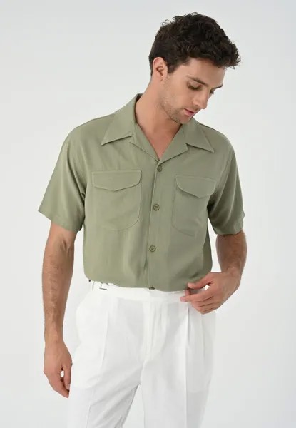 Рубашка LAPEL COLLAR SHORT SLEEVE Antioch, хаки