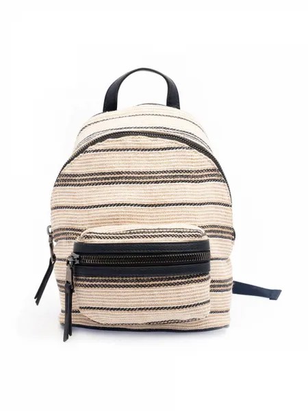 Рюкзак женский Baggini 18125 песочный/синий, 30х22х12 см