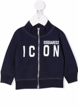 Dsquared2 Kids толстовка на молнии с надписью
