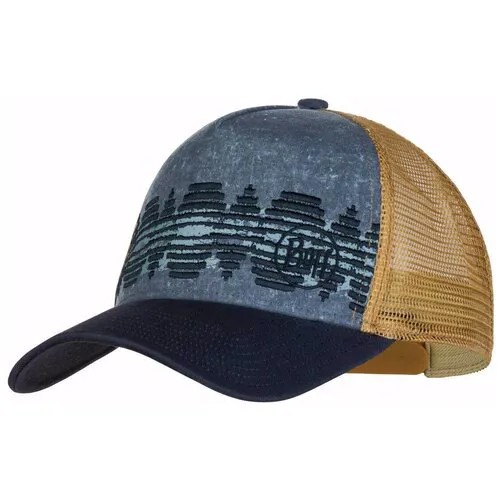 Кепка-бейсболка Buff Trucker Cap Tzom Stone Blue