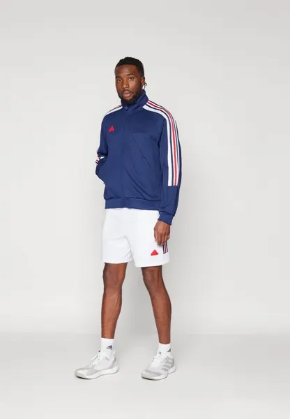 Спортивная куртка House Of Tiro Nations Pack Track Top adidas Sportswear, командная темно-синяя/белая/лучше алая