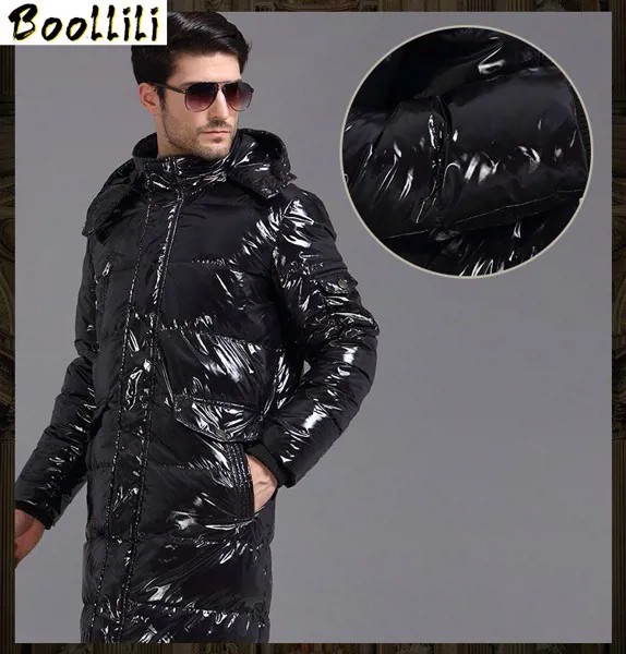 2023 мужская пуховая куртка телесного цвета Длинная зимняя куртка мужская Толстая теплая ветровка в куртках пальто на утином пуху для мужчин