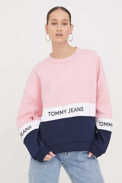 Толстовка Tommy Jeans, розовый