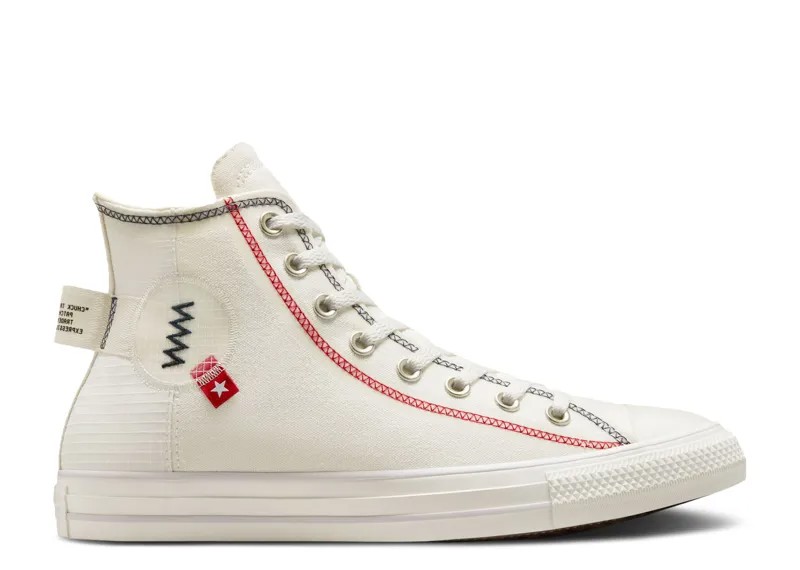 Кроссовки Converse Chuck Taylor All Star High 'Logo Tag - Vintage White', белый