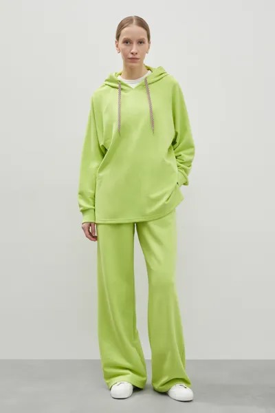 Спортивные брюки женские Finn Flare FBD110120 зеленые L