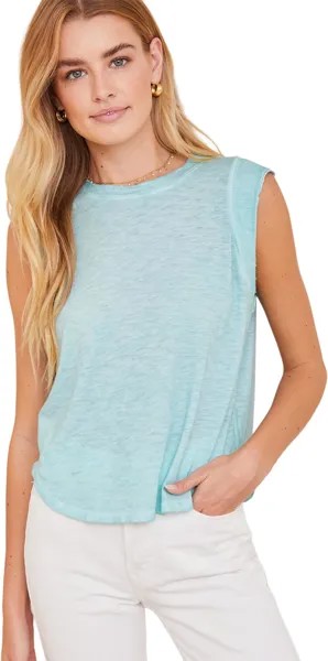 Топ bella dahl Crew Tank, цвет Soft Aqua