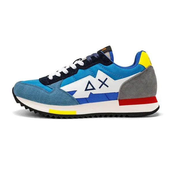 Кроссовки SUN68 Lifestyle Shoes Men Low-top Medium Blue/yellow, синий