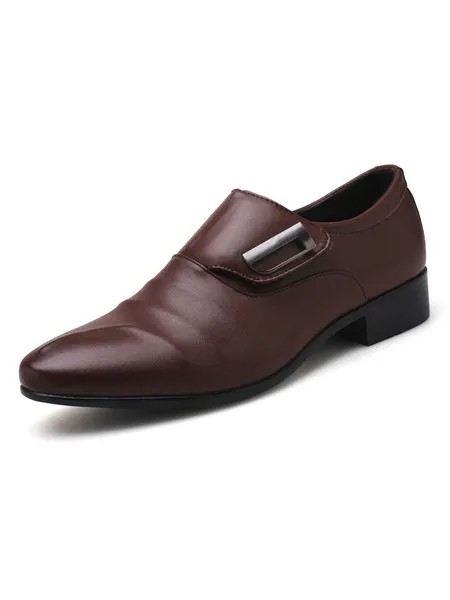 Milanoo Men's Slip On Dress Loafers