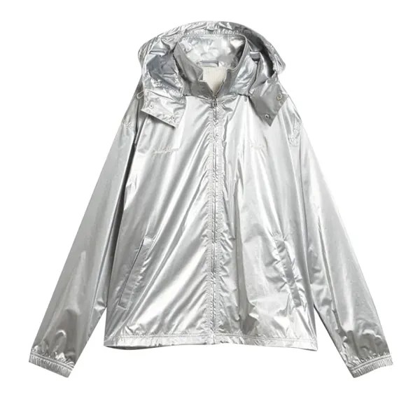 Куртка Adidas adidas x Wales Bonner Silver Anorak 'Silver', серебряный