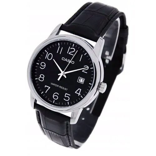 Наручные часы CASIO 76877, черный, серебряный