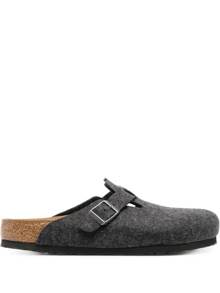 Birkenstock слиперы Boston с закругленным носком, серый