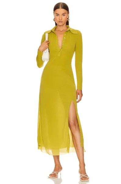 Платье миди Song of Style Noma, цвет Chartreuse