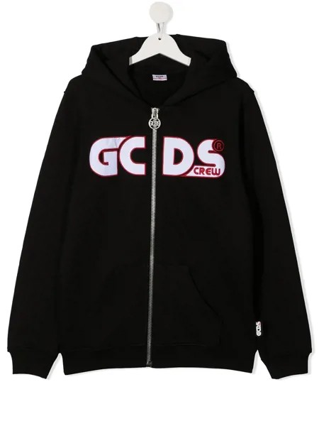Gcds Kids толстовка на молнии с логотипом