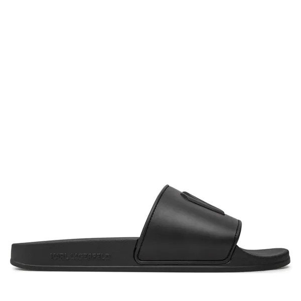 Шлепанцы KARL LAGERFELD KL70015 Black Rubber V00, черный