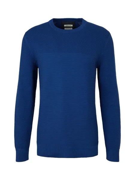Пуловер Tom Tailor BASIC STRUCTURED, синий