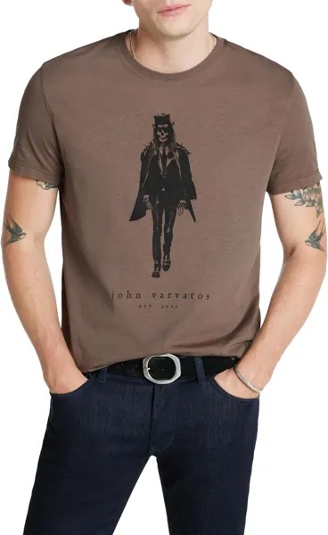 Футболка с короткими рукавами — Walking Dead KG6491Z4 John Varvatos, цвет Elephant