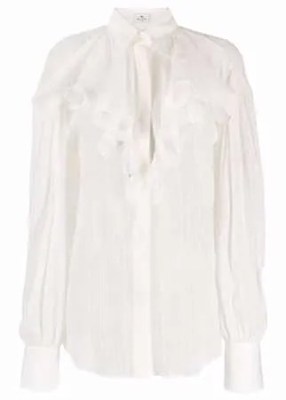 ETRO блузка с оборками