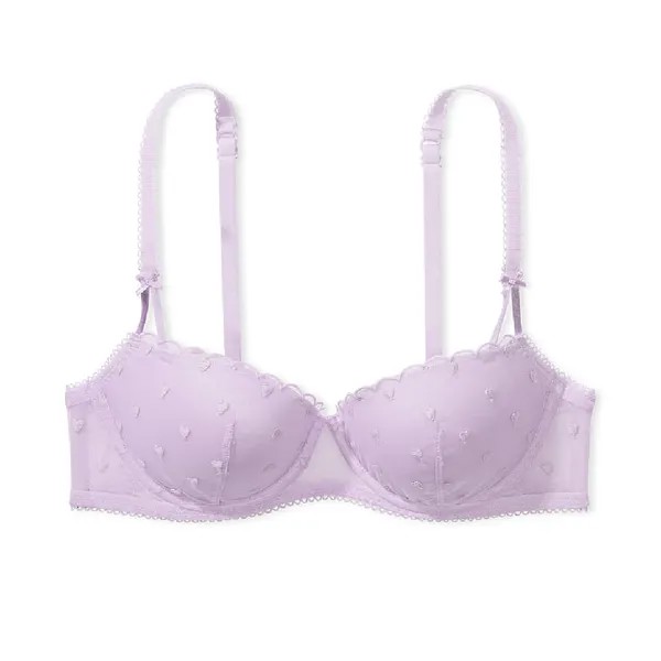 Бюстгальтер Victoria's Secret Pink Wink Push-up Balconette, сиреневый