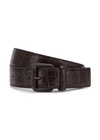 Ремень из кожи крокодила Bottega Veneta