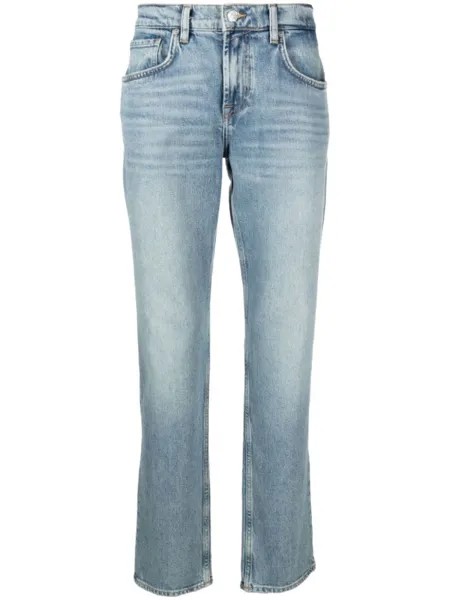 7 For All Mankind джинсы The Straight Waterfall, синий