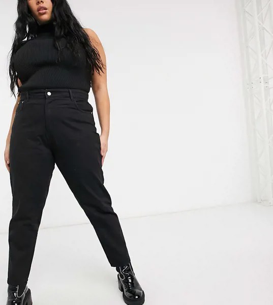 Черные джинсы в винтажном стиле Wednesday's Girl Curve-Черный цвет