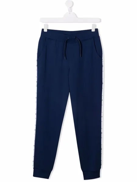 Emporio Armani Kids спортивные брюки с кулиской