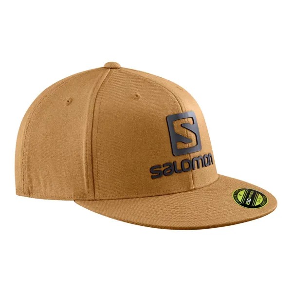 Бейсболка мужская Salomon LOGO CAP FLEXFLIT® коричневая, р. 54