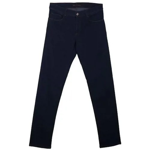 Джинсы Trussardi Jeans, средняя посадка, размер 50, синий