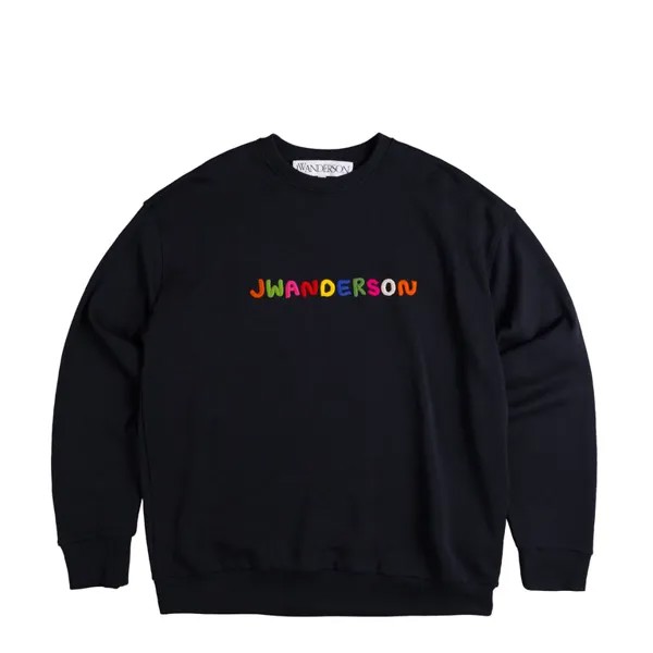 Свитер Jw Anderson Logo Embroidery Sweatshirt JW Anderson, синий