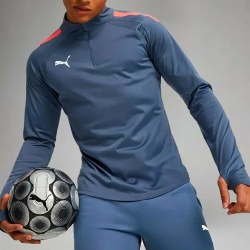 Лонгслив PUMA, размер XXL, синий