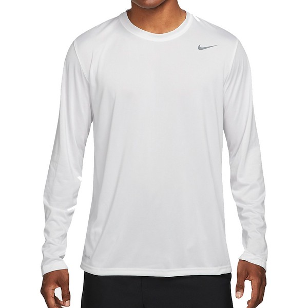 Футболка Nike Team Legend Long Sleeve Training Tee 'White', белый