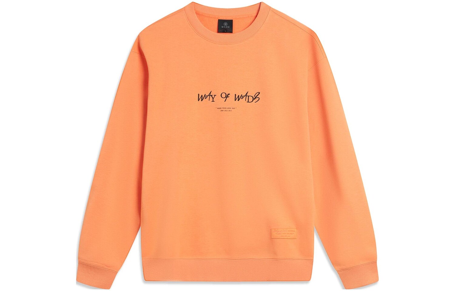 Свитшот Wade Collection унисекс оранжевый Lining, оранжевый