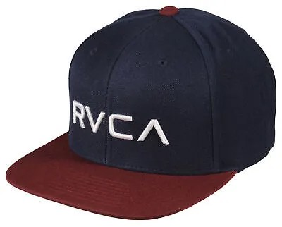 Кепка Snapback из твила RVCA — Темно-синий — Новинка