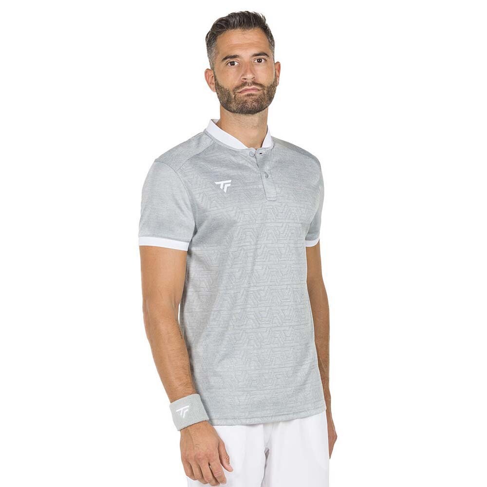 Поло с коротким рукавом Tecnifibre Team Mesh, серый