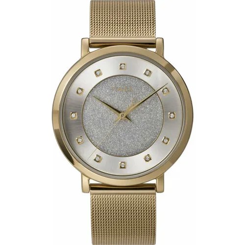Наручные часы TIMEX, золотой, серебряный