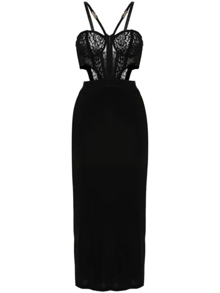 Versace Jeans Couture платье со вставками, черный