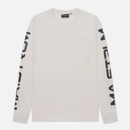 Мужской лонгслив MA.Strum Sleeve Print FW21, цвет бежевый, размер M