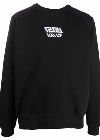 Versace толстовка с вышитым логотипом