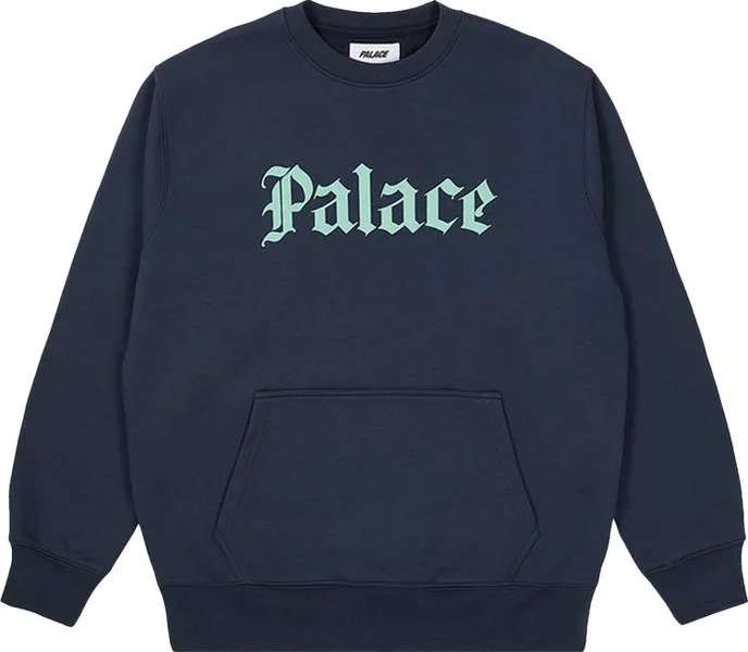 Толстовка Palace Ye Olde Crew 'Navy', синий