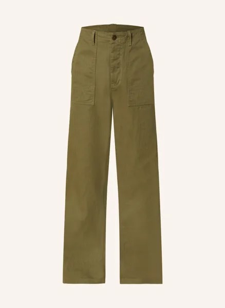Брюки Tuff Tony Усталость обычного кроя Nudie Jeans, зеленый