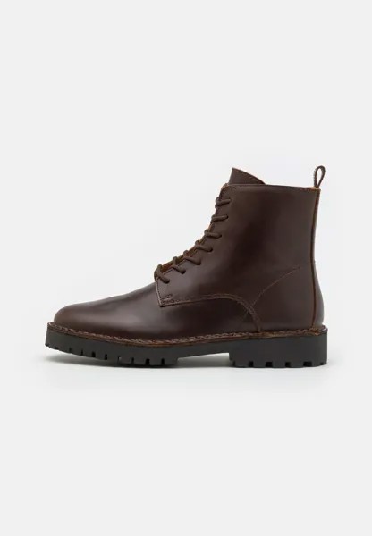 Ботильоны на шнуровке SLHRICKY LACE UP BOOT Selected, demitasse