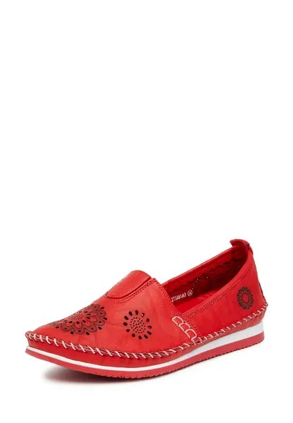 Мокасины женские Alessio Nesca 273061A0 красные 38 RU
