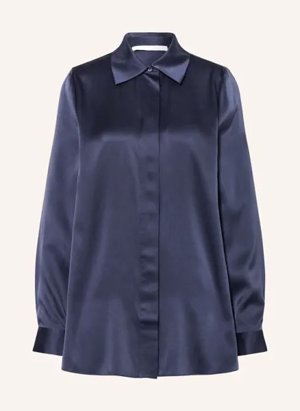 Шелковая блузка-рубашка Herzen'S Angelegenheit, синий