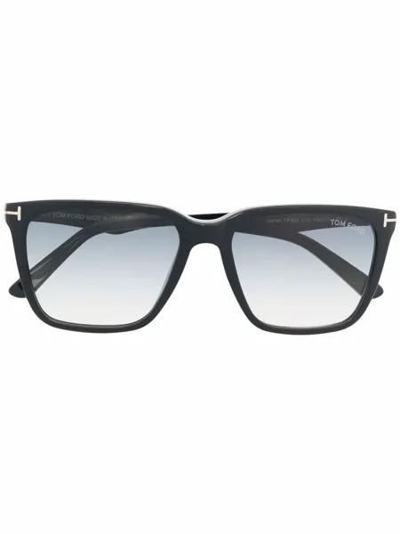 TOM FORD Eyewear солнцезащитные очки Garrett в квадратной оправе