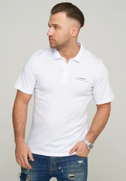 Рубашка-поло RISE INFINITY Jack & Jones, цвет white