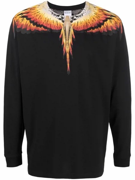 Marcelo Burlon County of Milan футболка с принтом Wings