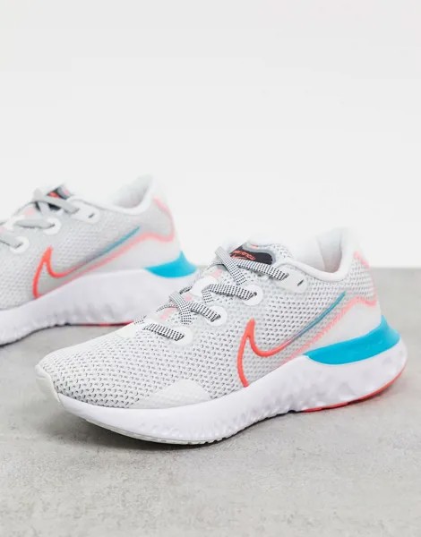 Разноцветные кроссовки Nike Running Renew-Мульти